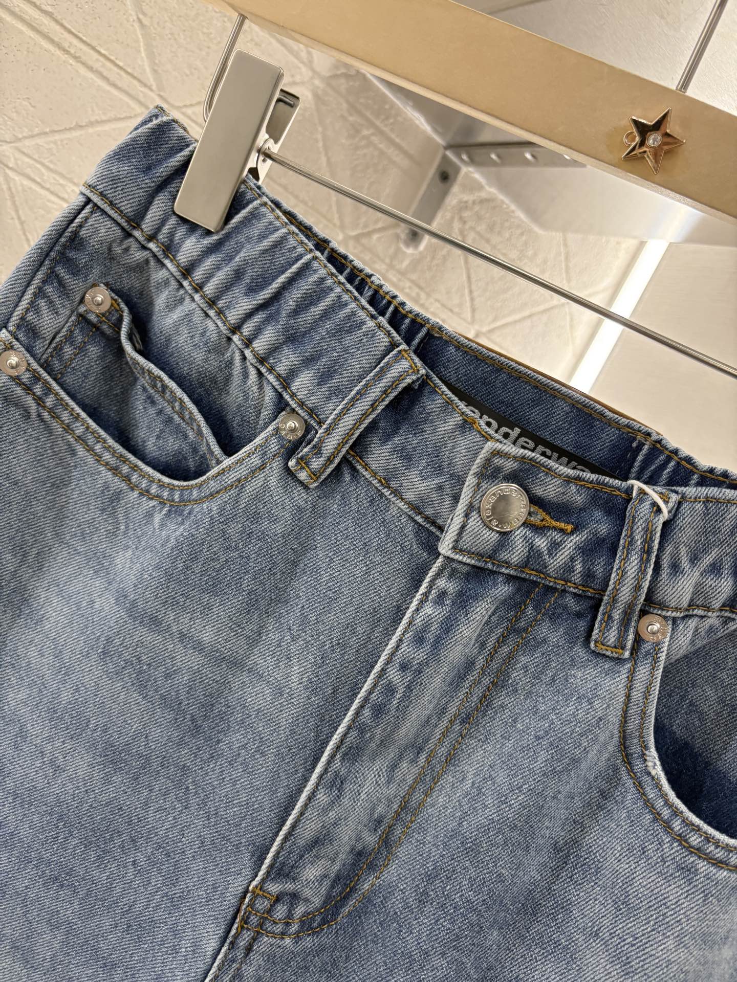 Al 2025 new products High waist denim pants