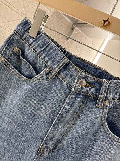 Al 2025 new products High waist denim pants