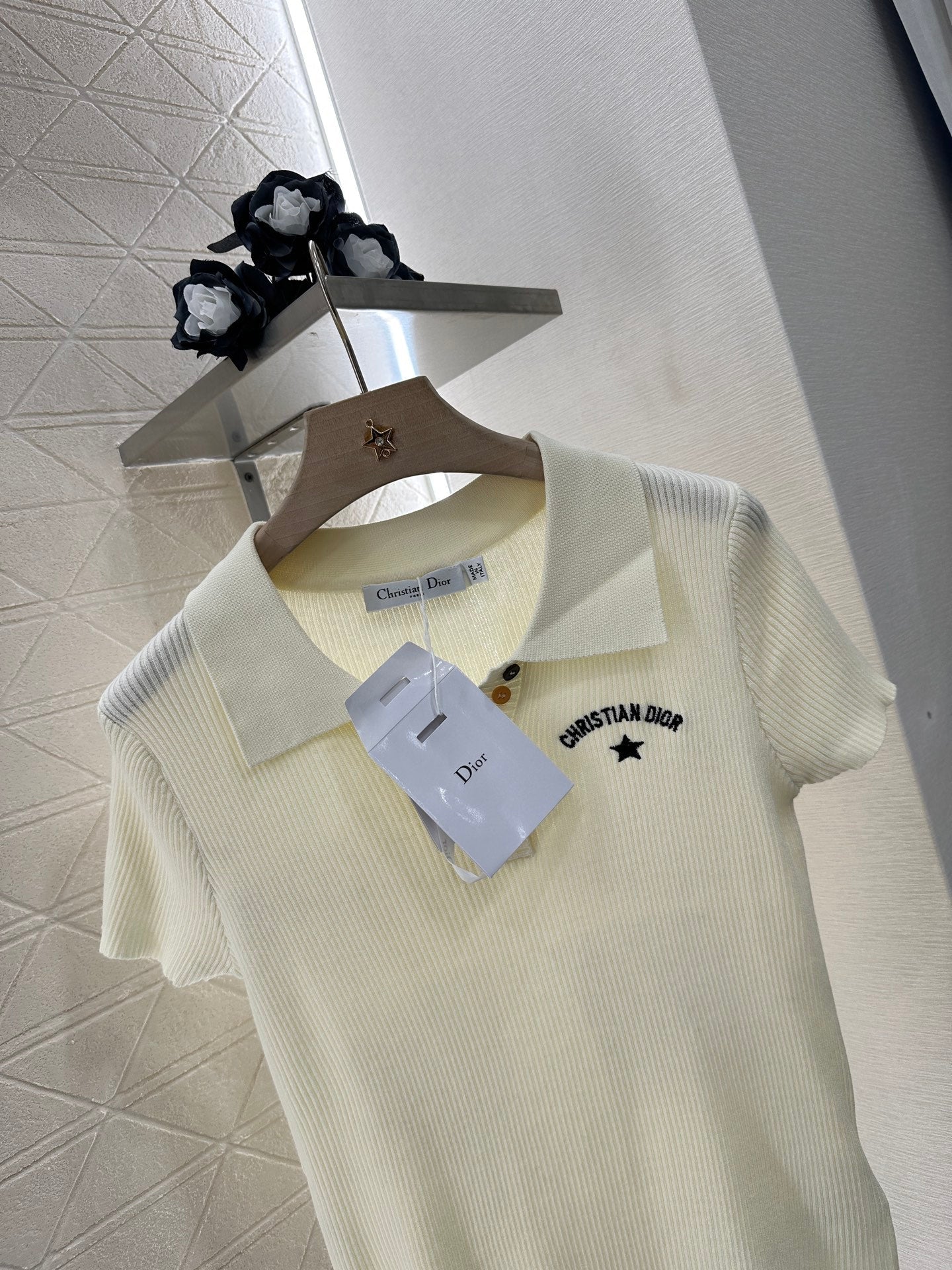 D*♥2025 nouveau produit Slim fit tricoté manches courtes