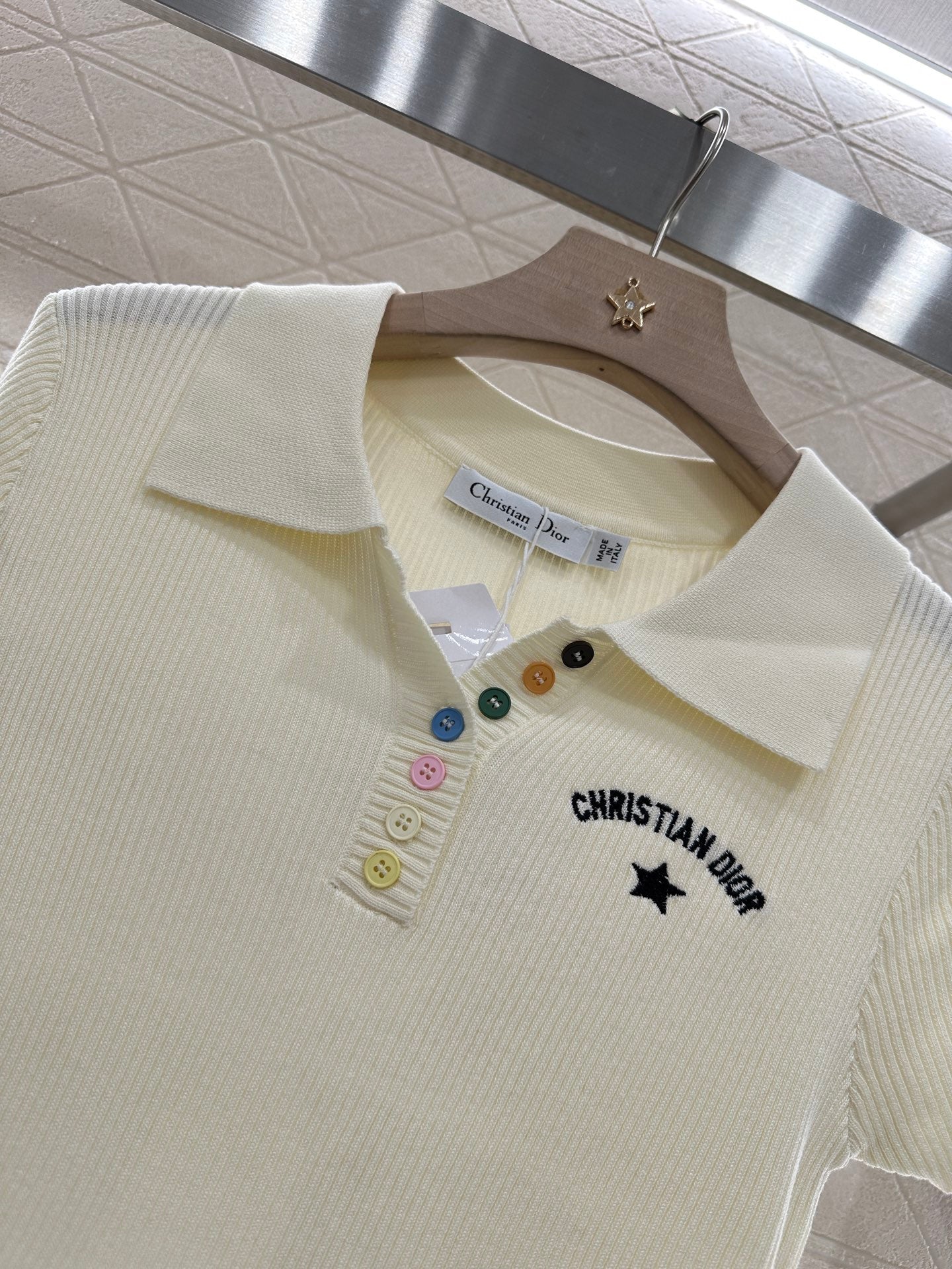 D*♥2025 nouveau produit Slim fit tricoté manches courtes