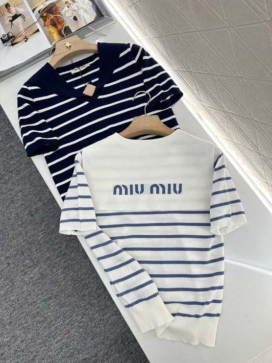 M 2024 new products Knitted short sleeves