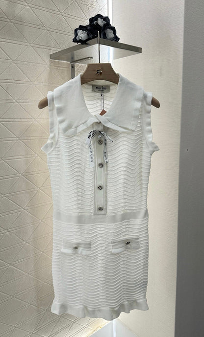 M ♥2025 new product Knitted vest dress