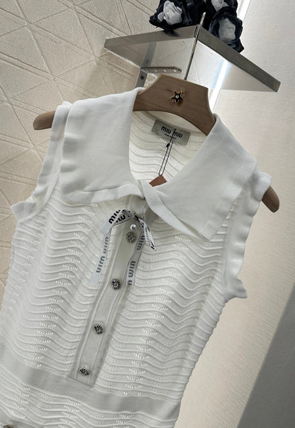 M ♥2025 new product Knitted vest dress