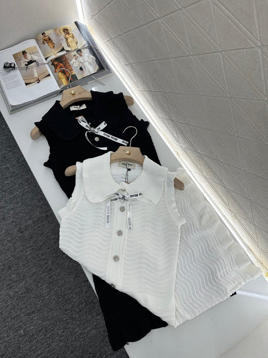 M 2025 new product Knitted vest dress