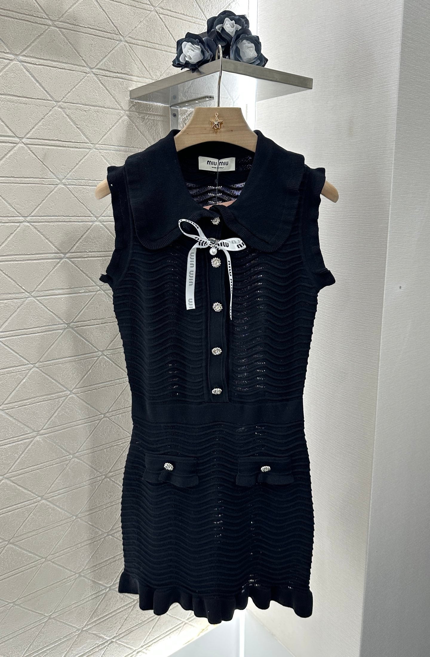 M 2025 new product Knitted vest dress