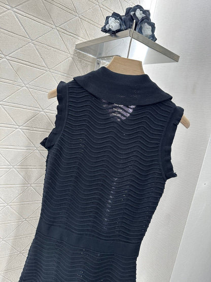 M 2025 new product Knitted vest dress