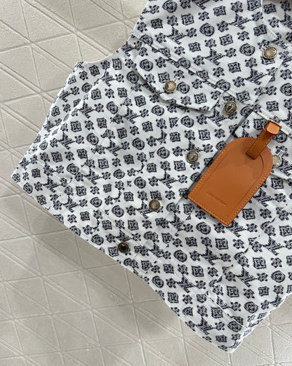 L 2025 neues Produkt Jeansweste und kurzer Rock Set 