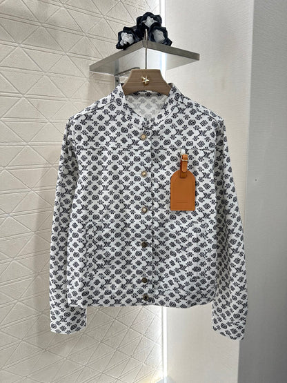 L 2025 new product Denim jacket and shorts set