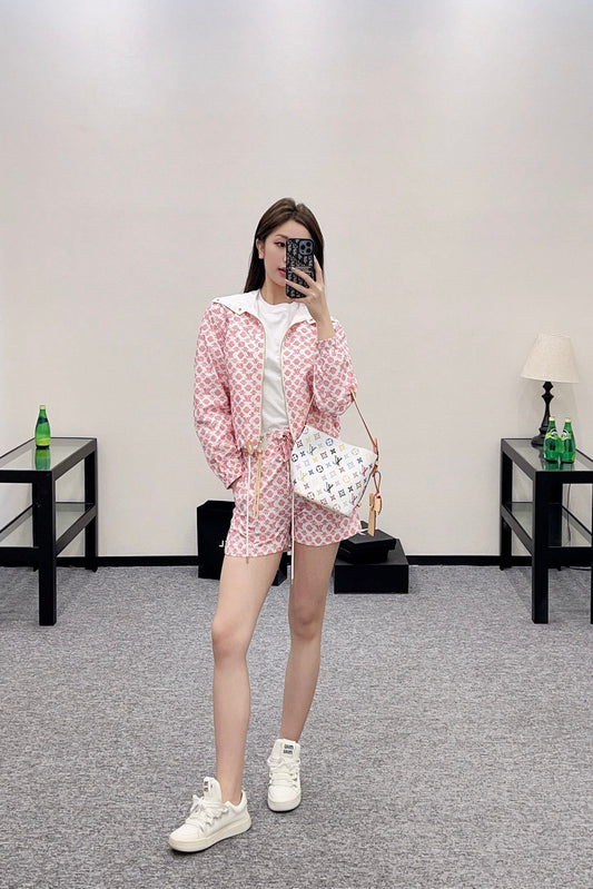 L 2025 new products Jacket and shorts set
