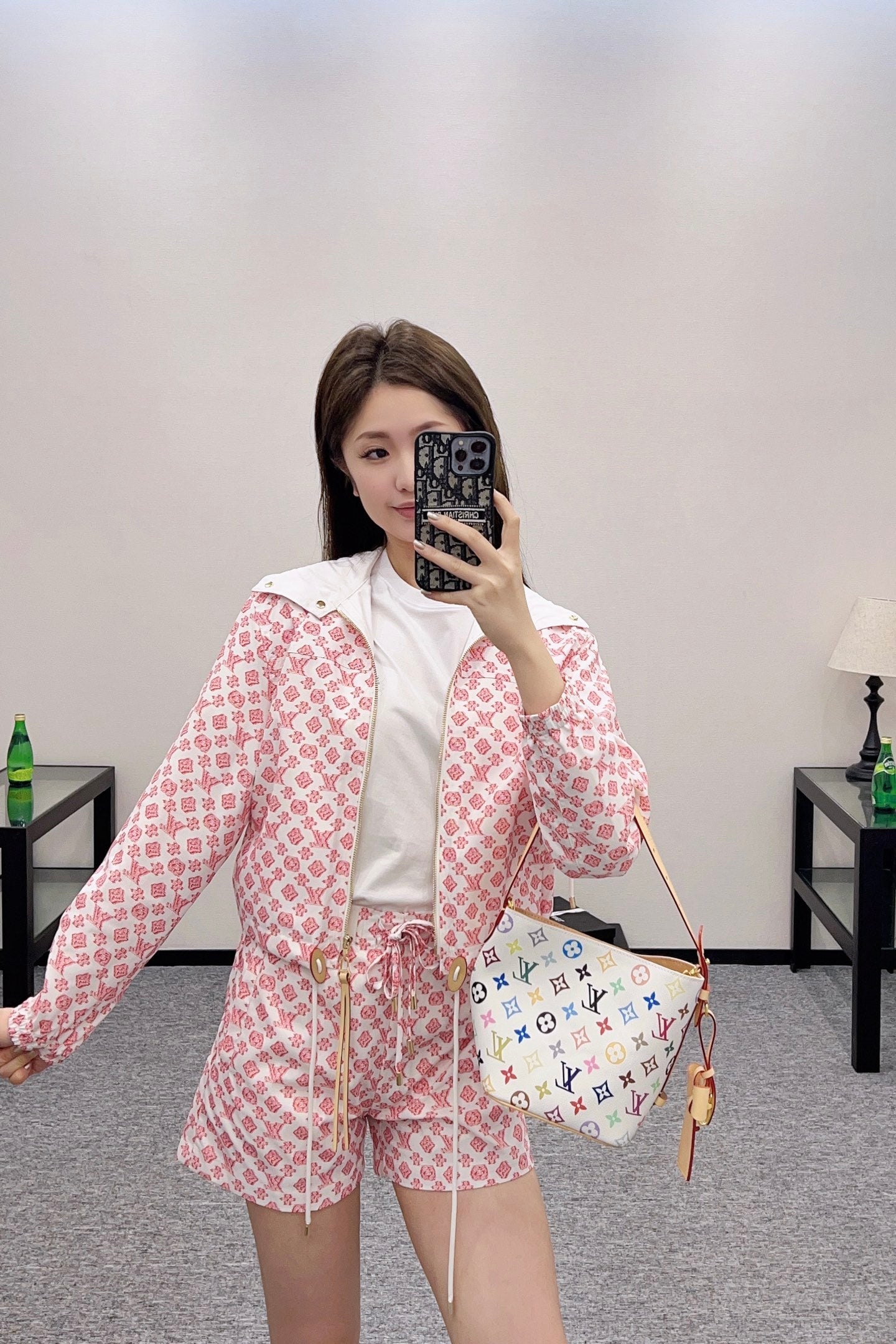 L 2025 new products Jacket and shorts set