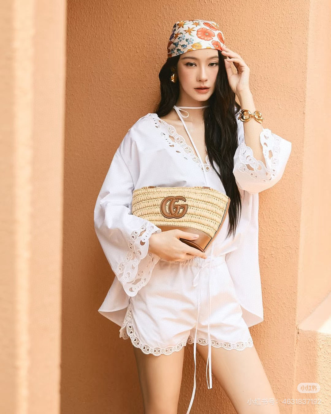 Gu*♥2025 neue Produkte Hemd und Shorts Set 