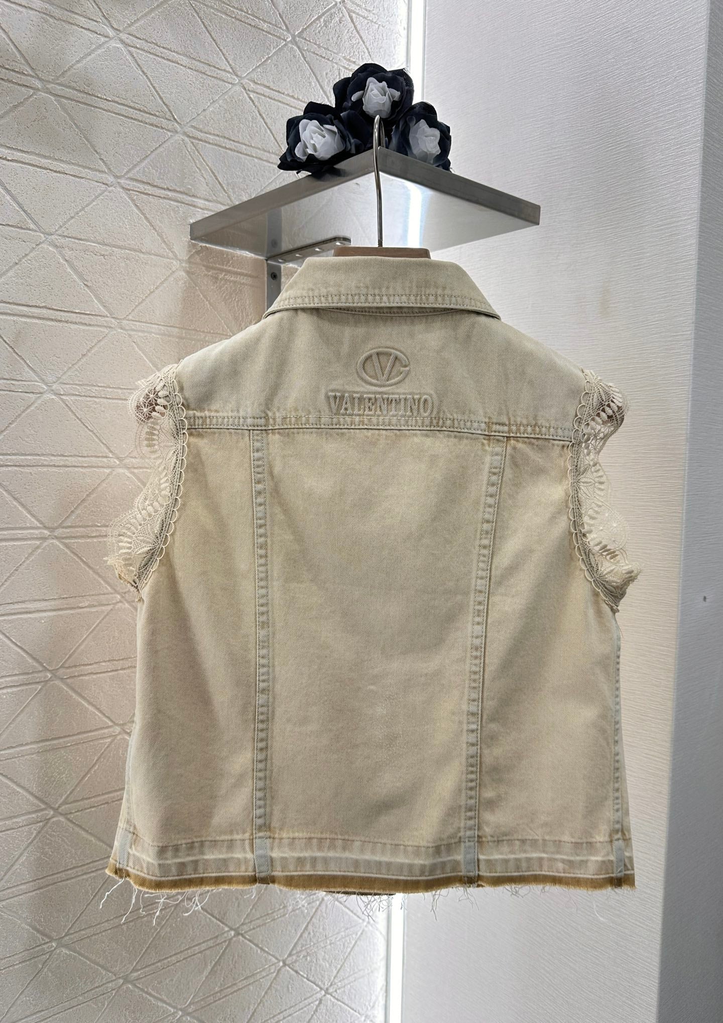 L 2025 new product Denim lace suit