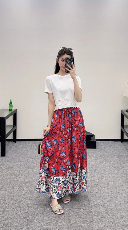 L  2025 new products Midi skirt