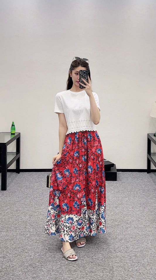L  2025 new products Midi skirt