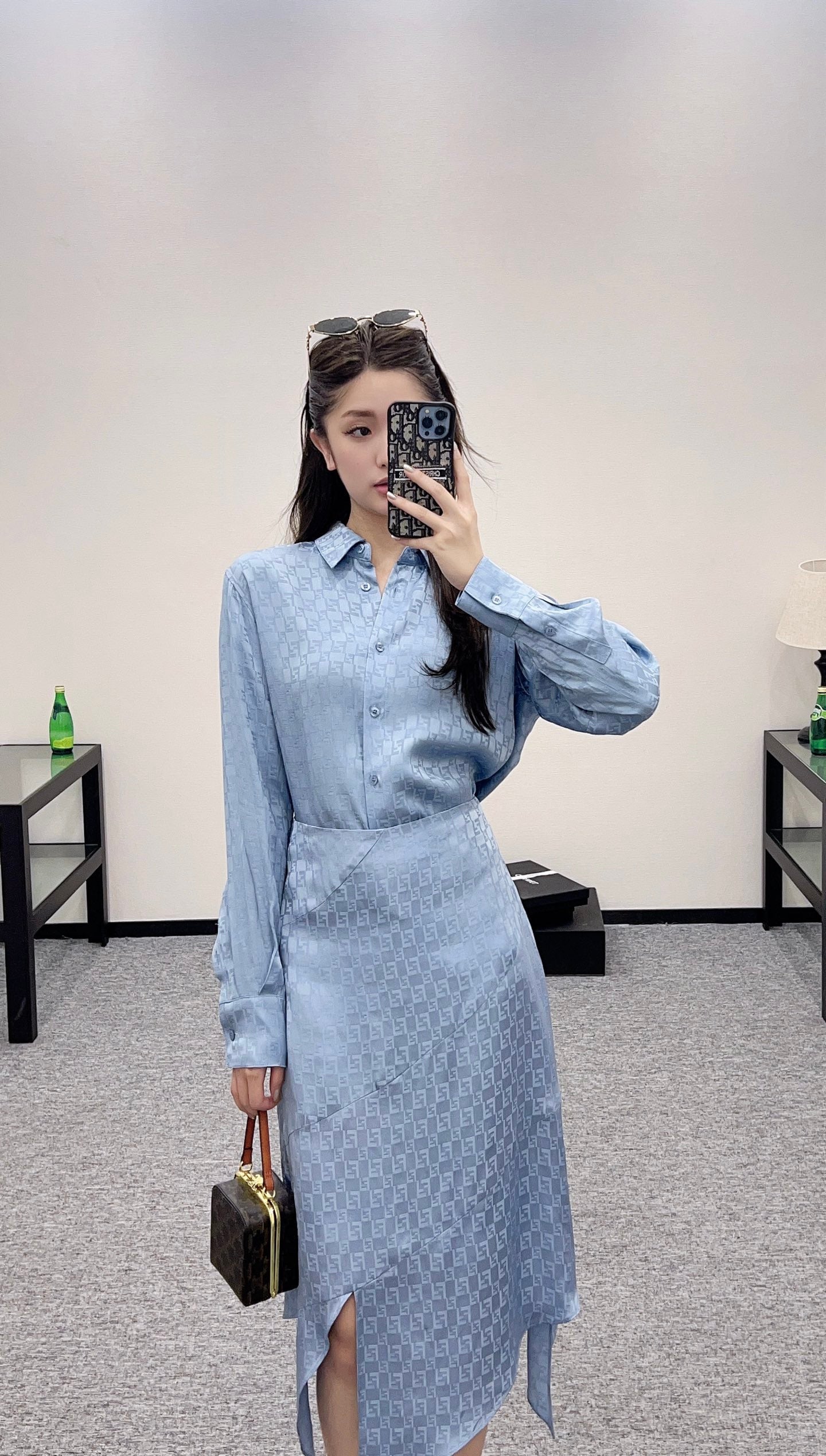 F 2025 new products Shirt and skirt set