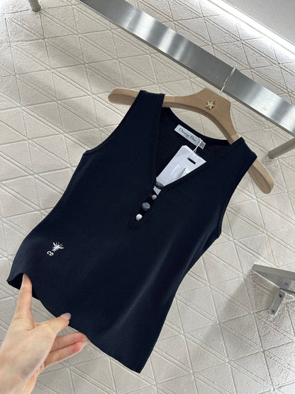 D*♥2025 new product Knitted vest