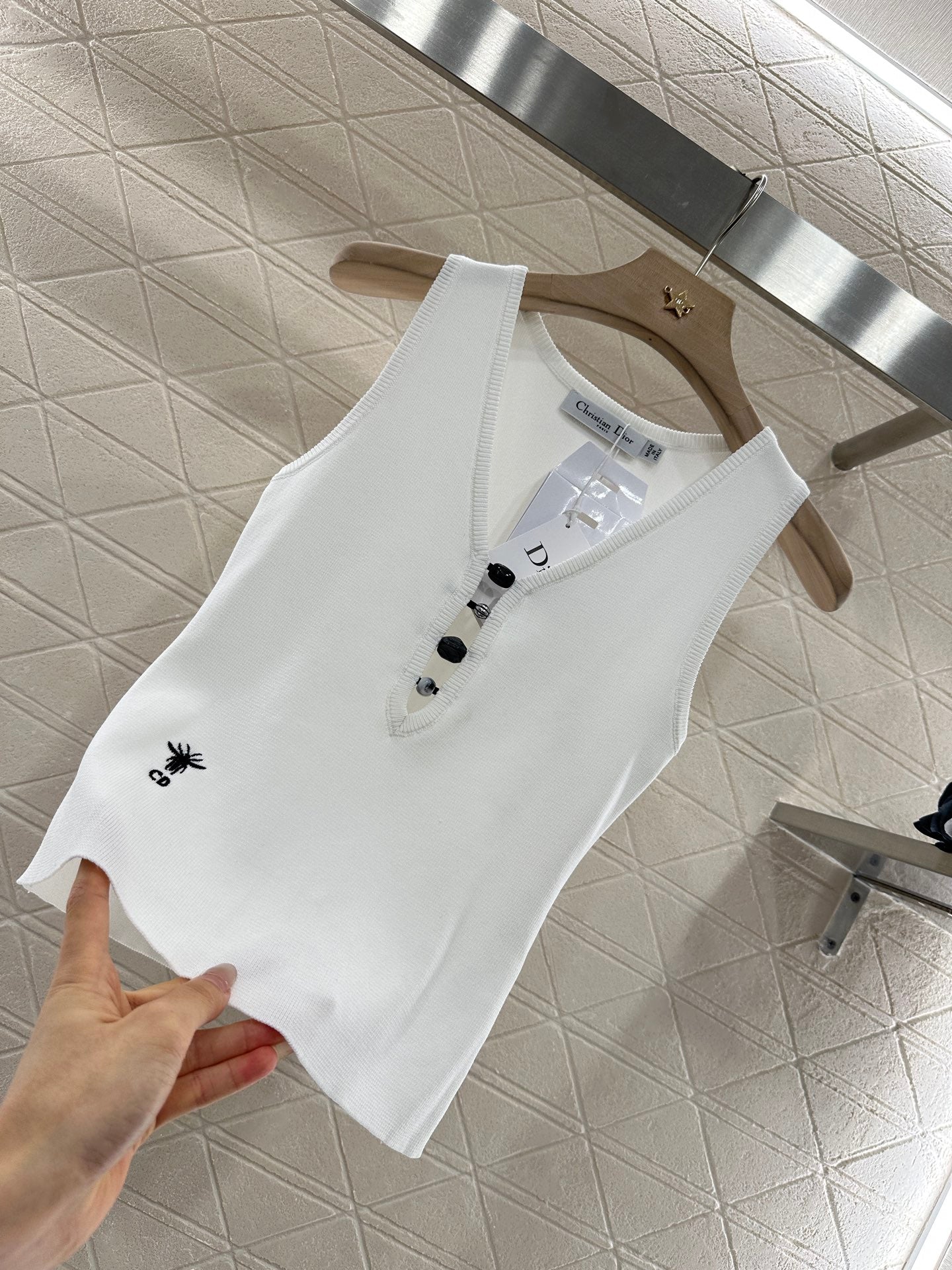 D*♥2025 new product Knitted vest