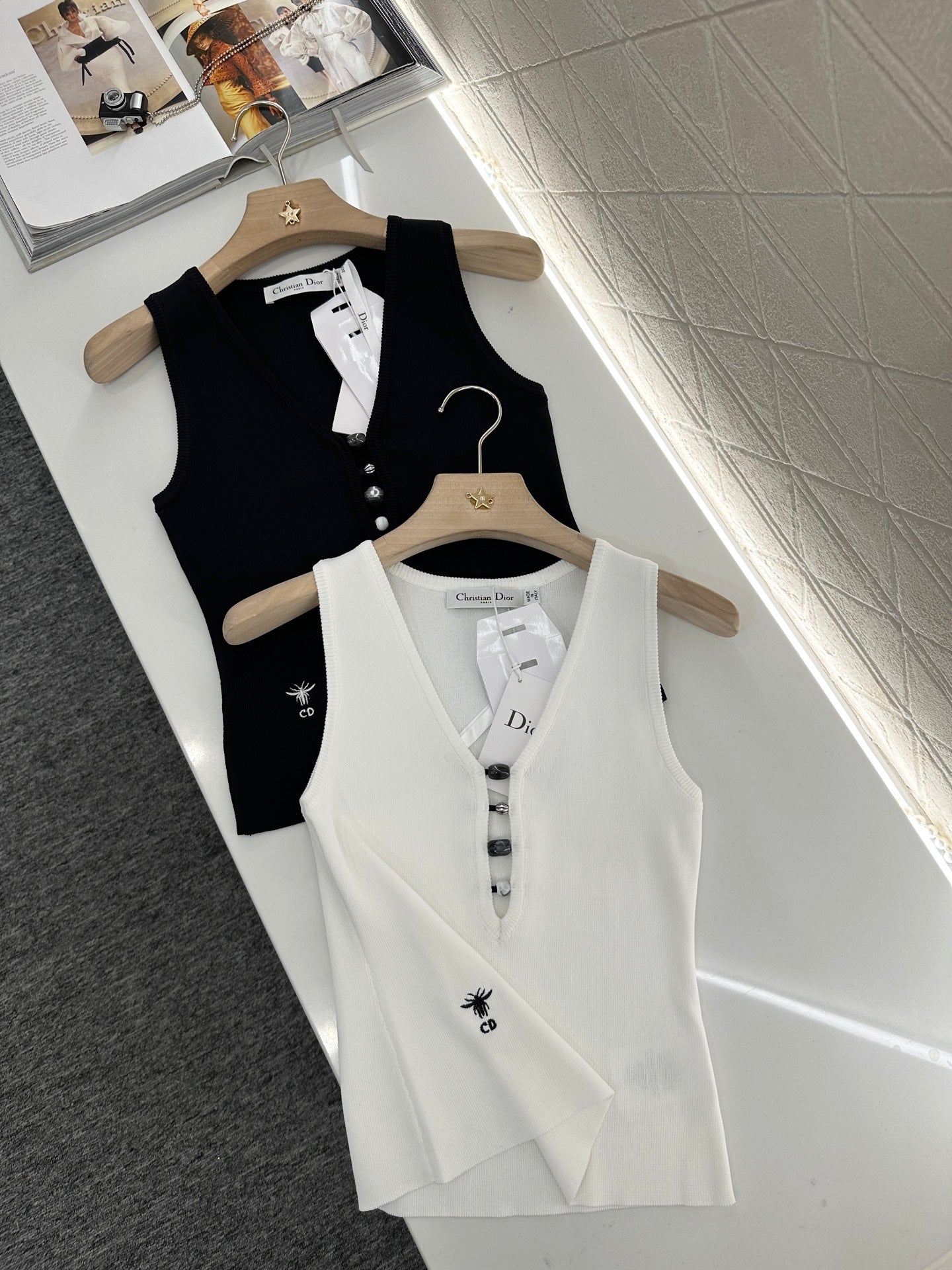D*♥2025 new product Knitted vest