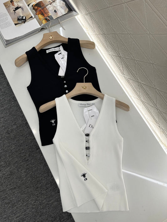 D*♥2025 new product Knitted vest