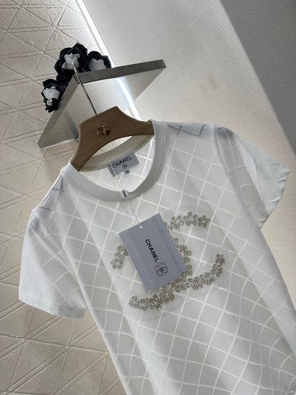 C*♥2025 new product Beaded short sleeves