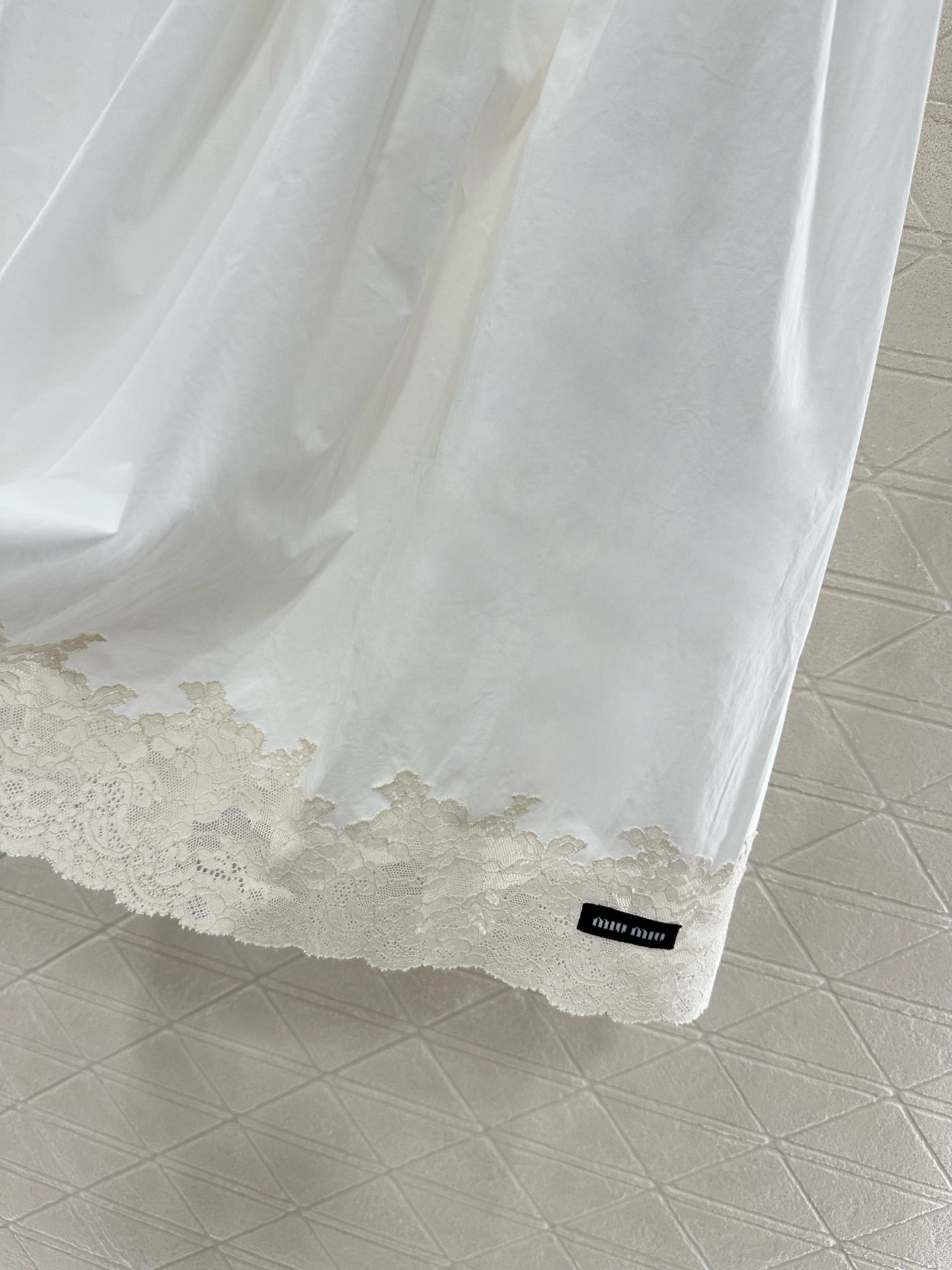 M  New Arrival Lace Trim Skirt
