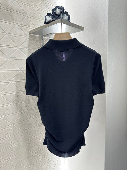 L*♥New arrival Knitted short sleeves