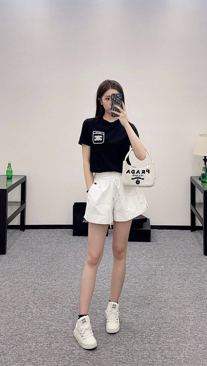 C New arrival Embroidered shorts