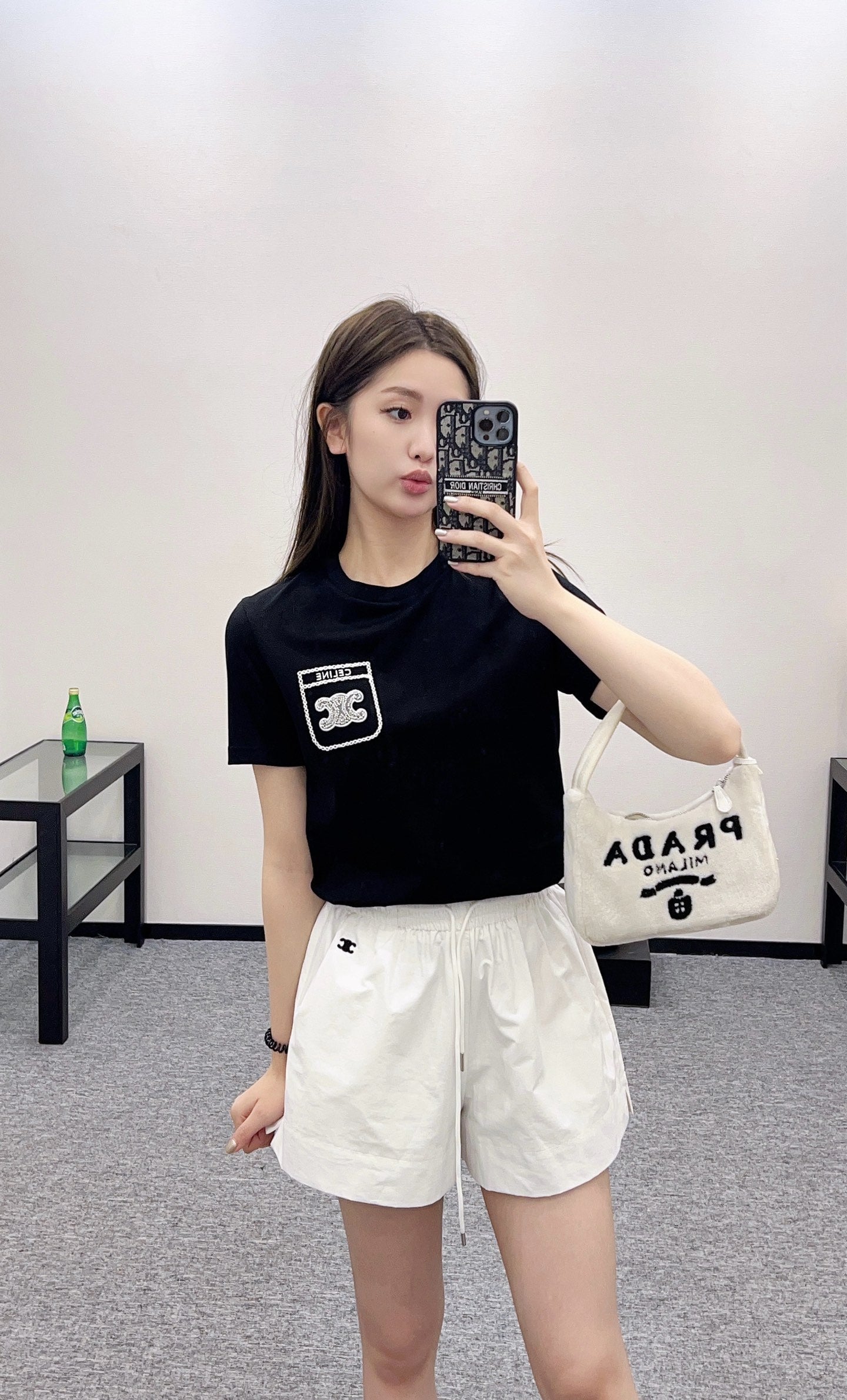 C New arrival Embroidered shorts