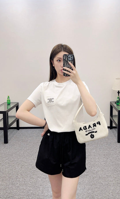 C New arrival Embroidered shorts