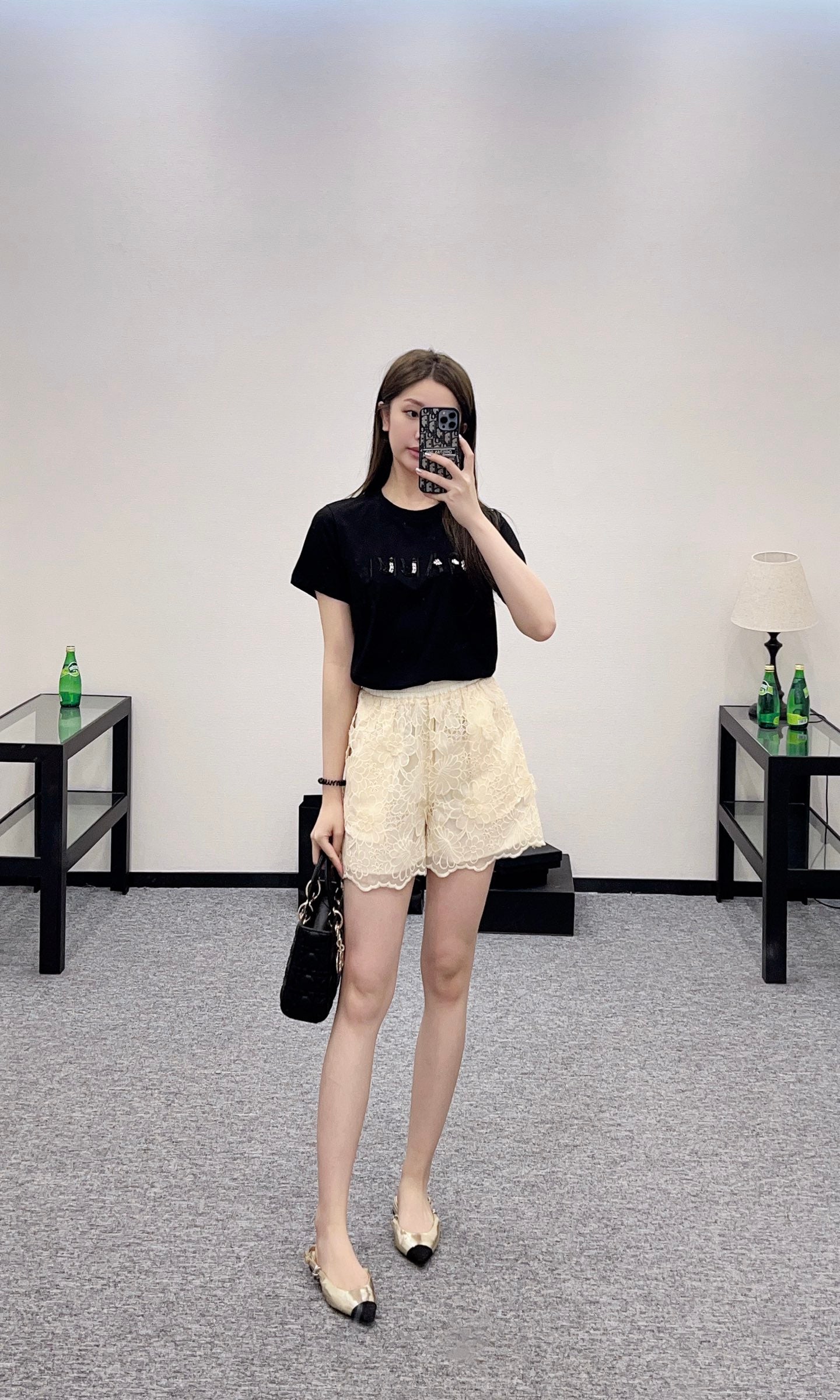 D New arrival Lace shorts