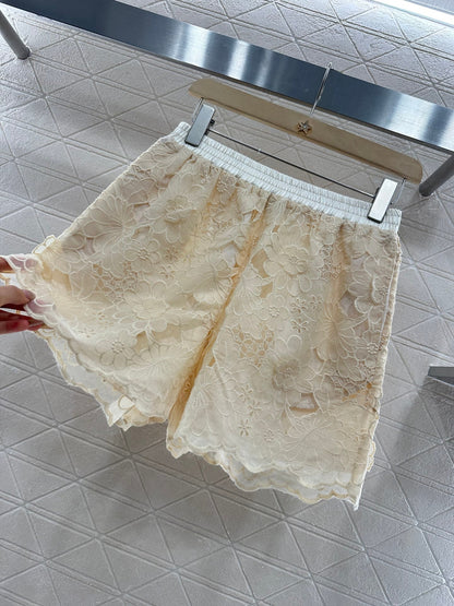 D New arrival Lace shorts