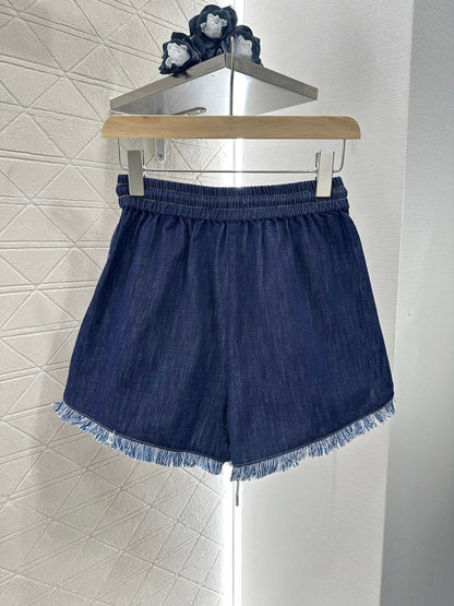 Z*♥2025 new product Denim shirt set