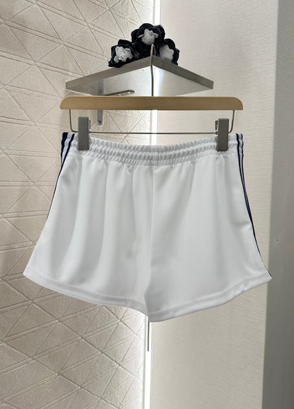 C*♥2025 new product Embroidered jacket and shorts set