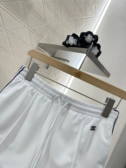 C*♥2025 new product Embroidered jacket and shorts set