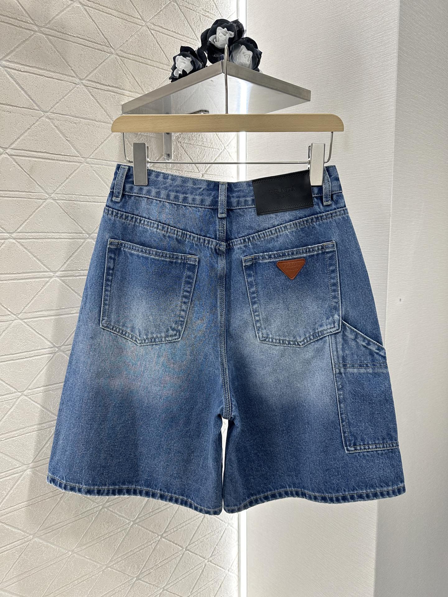 P 2025 new products Denim shorts