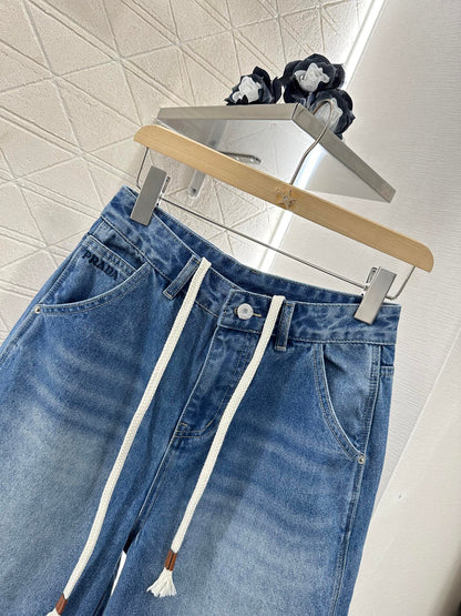 P 2025 new products Denim shorts