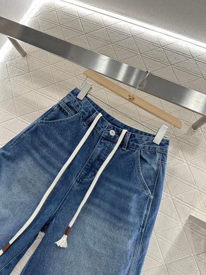 P 2025 new products Denim shorts