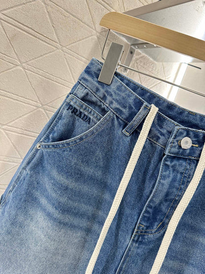 P 2025 new products Denim shorts