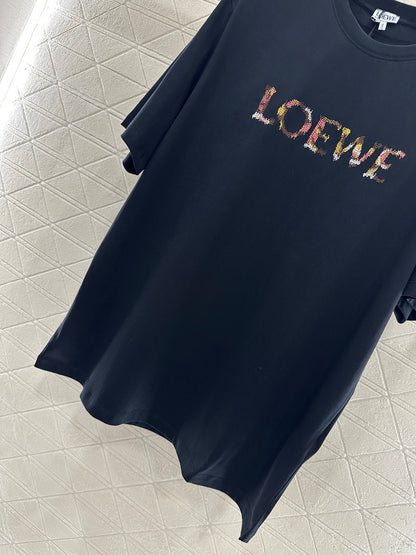 L*♥2025 new product Round neck embroidery