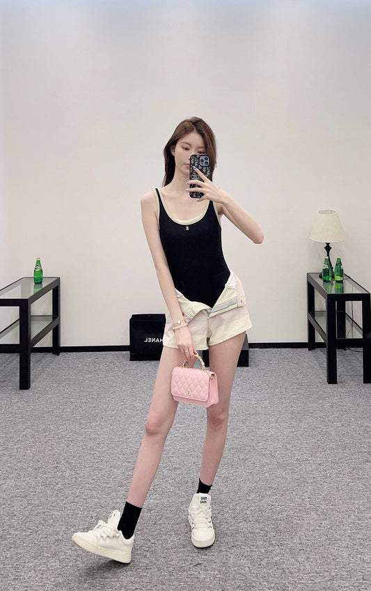 C*♥2025 new product suspender swimsuit
