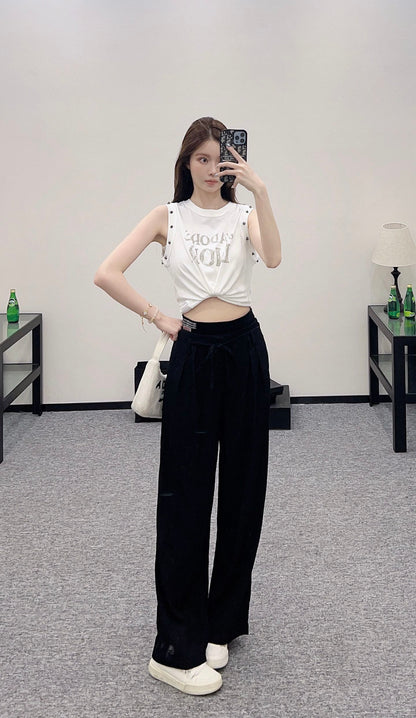 A *♥2025 new products Wide-leg trousers