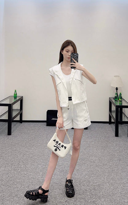 P*♥2025 new products Vest shorts set