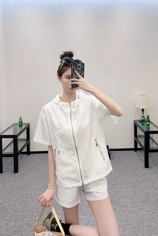 L 2025 new products Jacket and shorts set