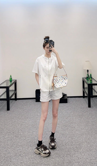 L 2025 new products Jacket and shorts set