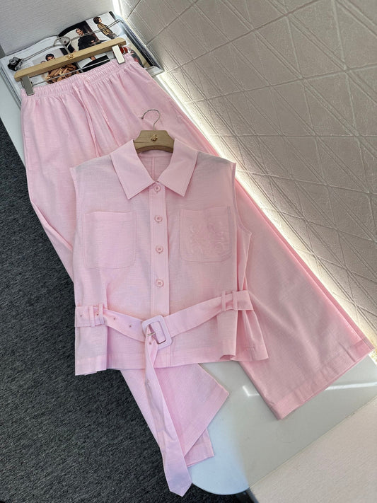 L*♥2025 new products Vest and trousers set