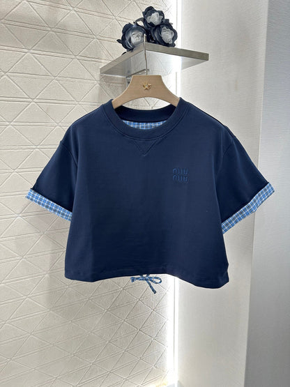 Mi*mi*♥2025 new products Short-sleeved shorts suit