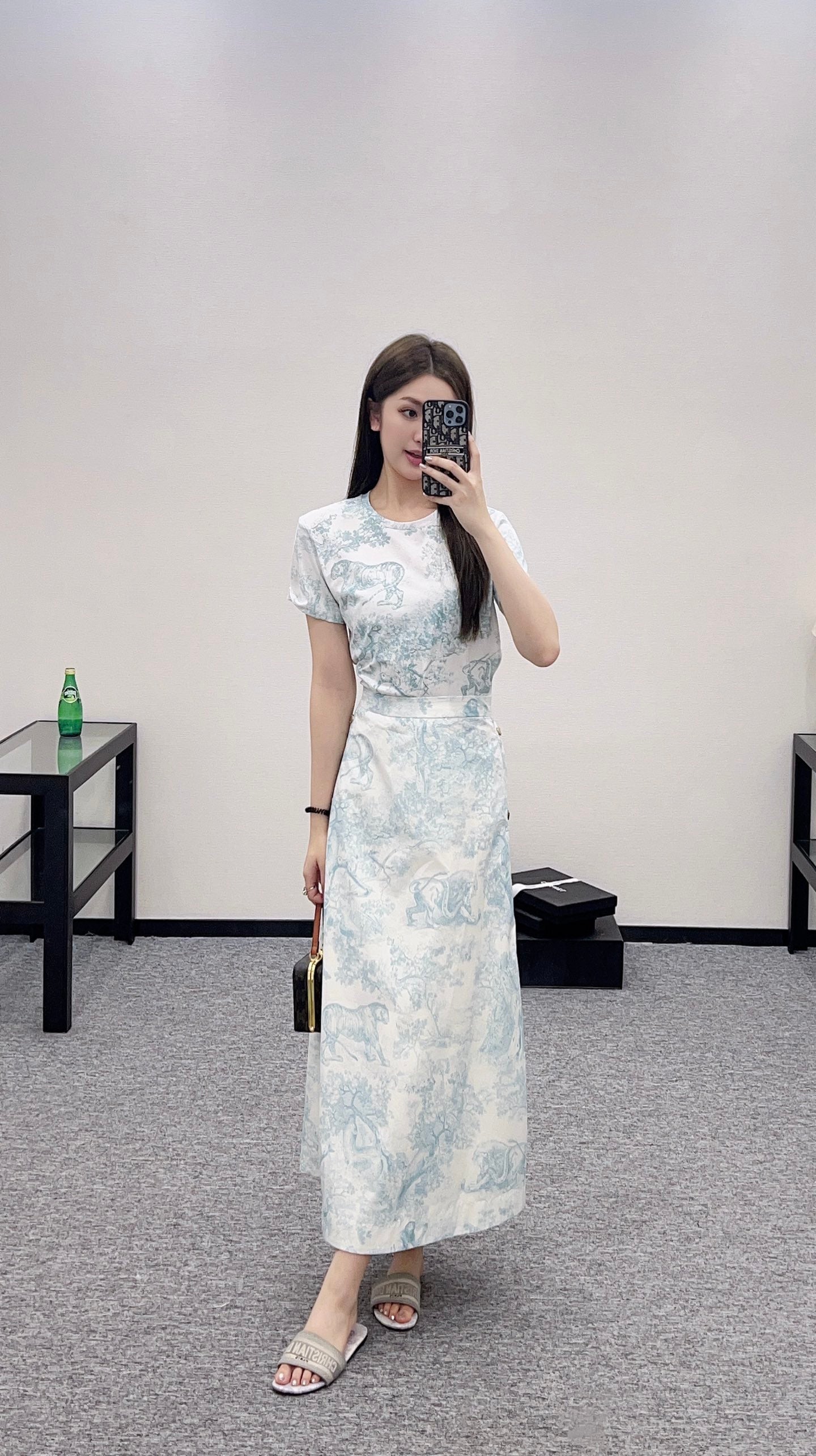 D*♥2025 new product Short-sleeved skirt suit