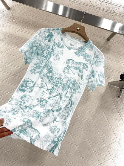 D*♥2025 new product Short-sleeved skirt suit