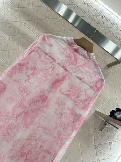 D*♥2025 new product Printed shirt and skirt set