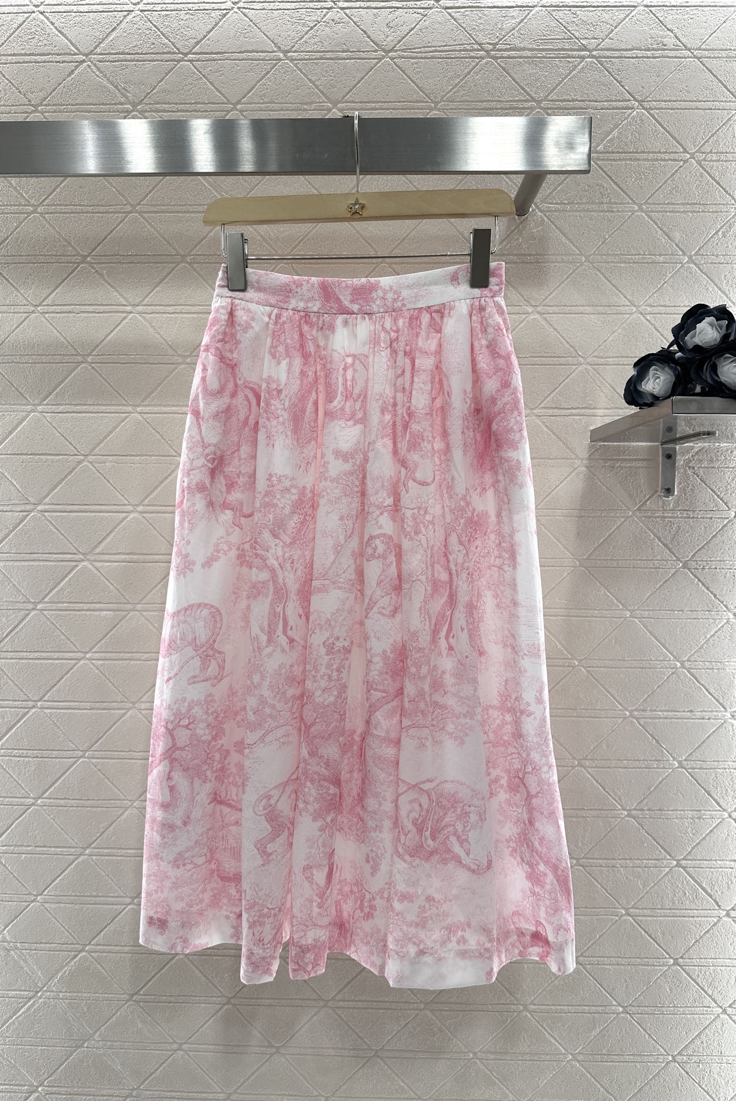 D*♥2025 new product Printed shirt and skirt set